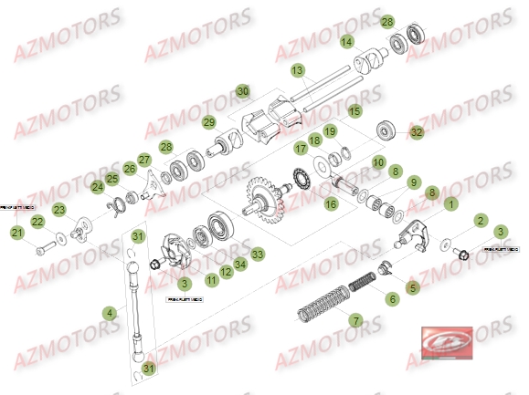 INSTALLATION DE REFROIDISSEMENT pour RR-300-2T-16