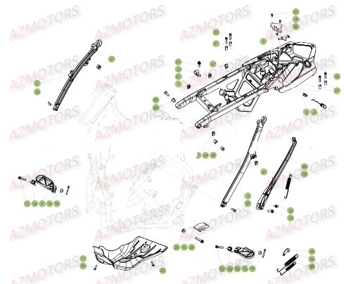 ACCESSOIRES DU CHASSIS pour RR-300-2T-17