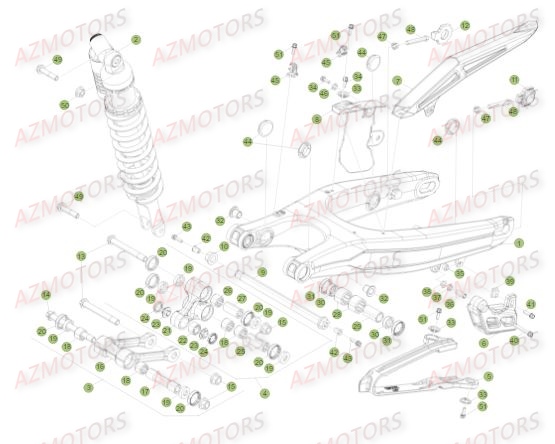 BRAS OSCILLANT pour RR-300-2T-17