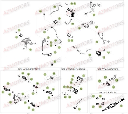 EQUIPEMENT_ELECTRIQUE_DU_No_SERIE_0_A_200160 BETA piece beta enduro rr 300 2t 2temps 2017