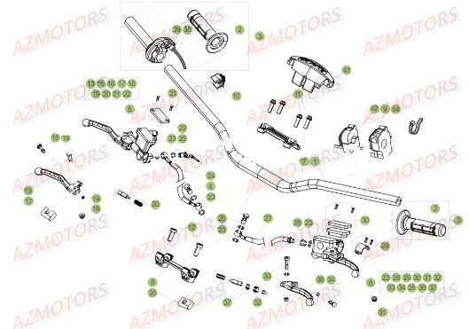 GUIDON DU No SERIE 0 A 200160 pour RR-300-2T-17