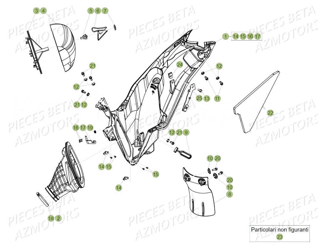 BOITIER-DU-FILTRE BETA Pieces BETA RR 2T 300 - (2018)