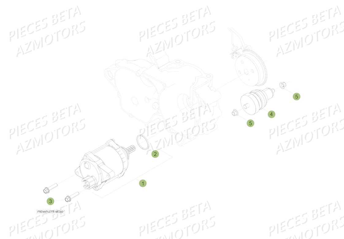 Demarrage Electrique BETA Pieces BETA RR 2T 300 - (2018)