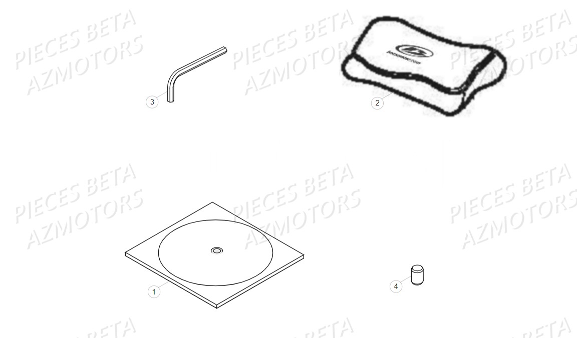 Outils Trousse BETA Pieces BETA RR 2T 300 - (2018)