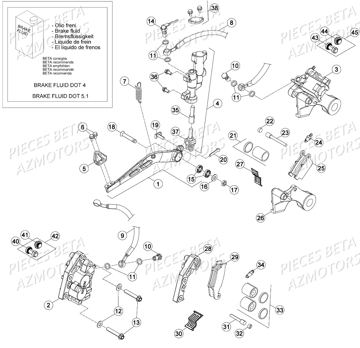 FREINS pour RR-390-4T-16