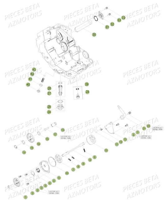 CARTER D HUILE BETA RR 390 4T 17