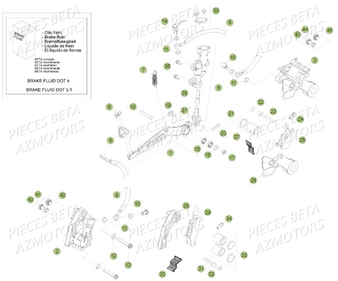 FREINS pour RR-390-4T-17