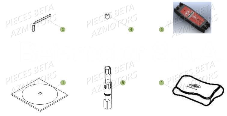 Outils BETA Pièces Beta RR 4T 390 Enduro - 2017