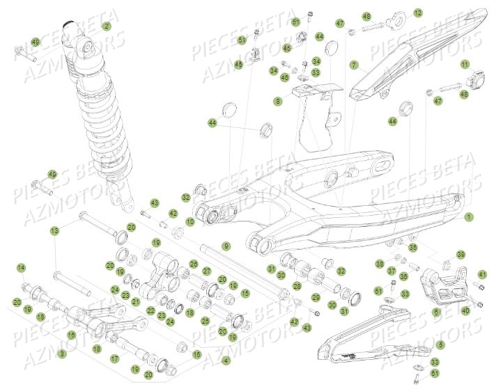 SUSPENSION pour RR-390-4T-17