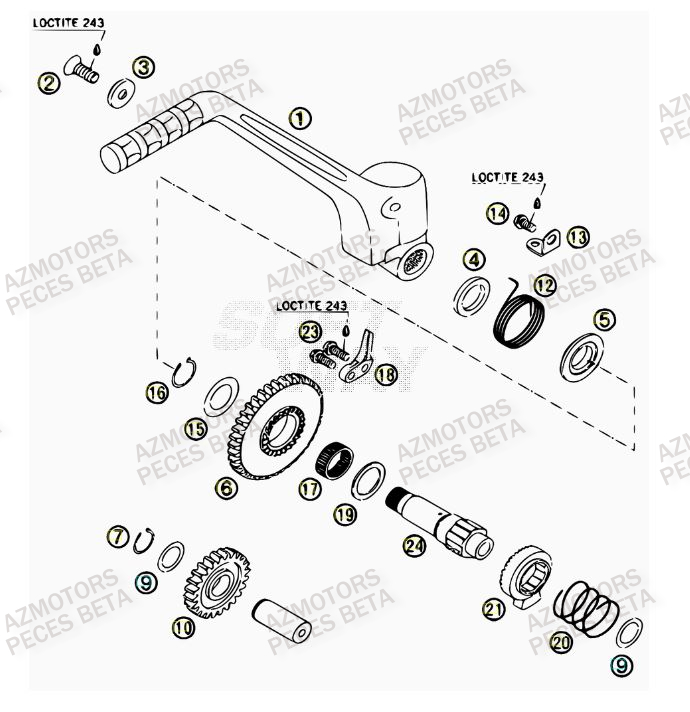 KICK STARTER BETA RR 4T 07