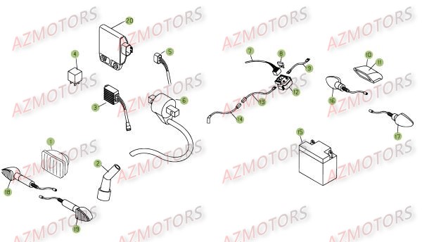 EQUIPEMENT ELECTRIQUE BETA RR 4T 08 450