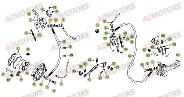 FREINS pour RR-4T-08-450