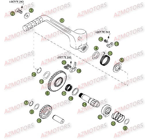 KICK STARTER BETA RR 4T 08 525