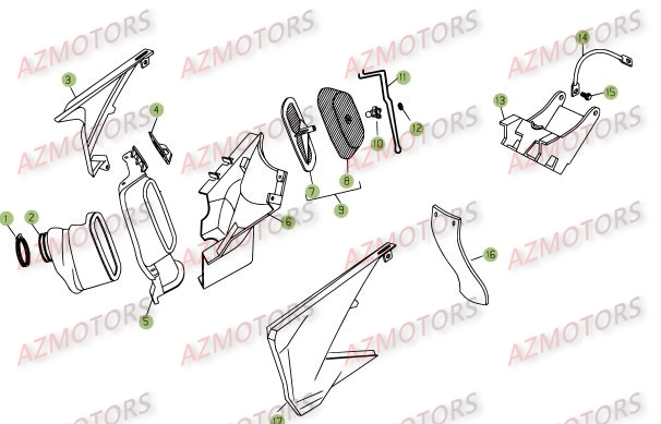 FILTRE AIR BETA pour BOITIER DU FILTRE de RR-4T-08