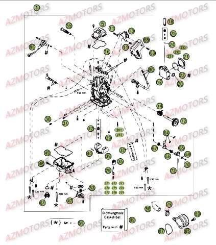 Carburateur BETA Pièces BETA RR 4T 400 - [2008]