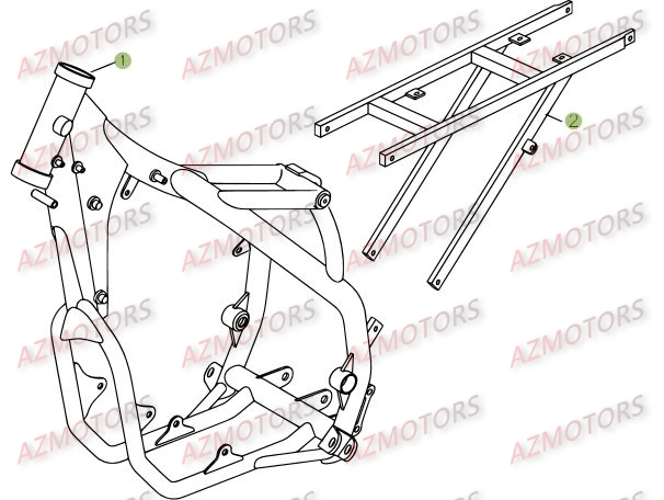 Chassis BETA Pièces BETA RR 4T 400 - [2008]