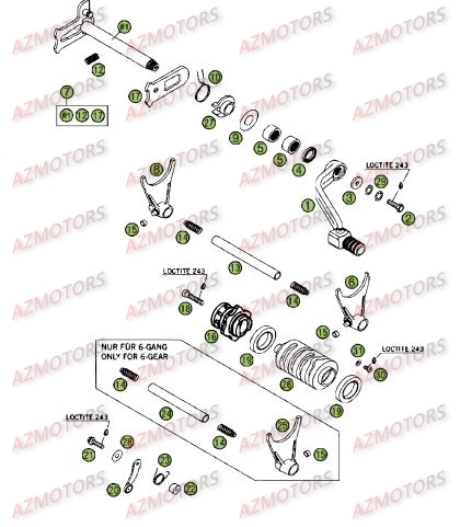 Commande Boite A Vitesses BETA Pièces BETA RR 4T 400 - [2008]