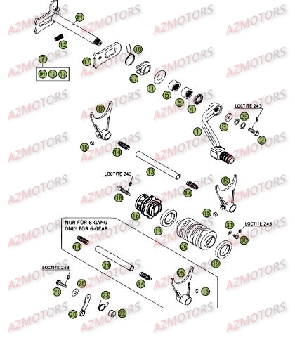 COMMANDE BOITE A VITESSES BETA RR 4T 08