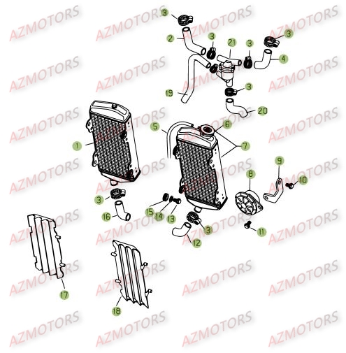 INSTALLATION DE REFROIDISSEMENT pour RR-4T-08