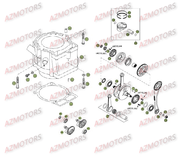 VILEBREQUIN_PISTON_CONTRE_ARBRE BETA Pièces BETA RR 4T 400 - [2008]