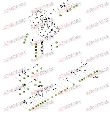 BOUCHON FILTRE HUILE BETA pour CIRCUIT DE LUBRIFICATION de RR-4T-12