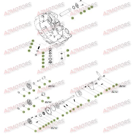 CIRCUIT DE LUBRIFICATION pour RR-4T-12