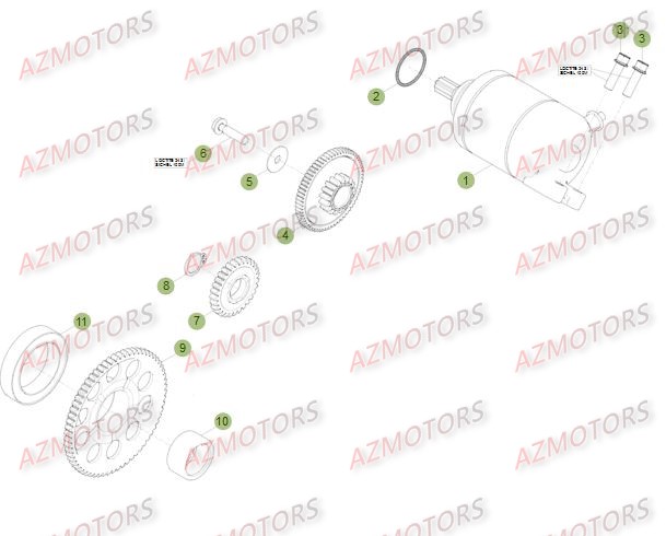 Demarrage Electrique BETA Pièces Beta RR 4T 350 Enduro - 2012