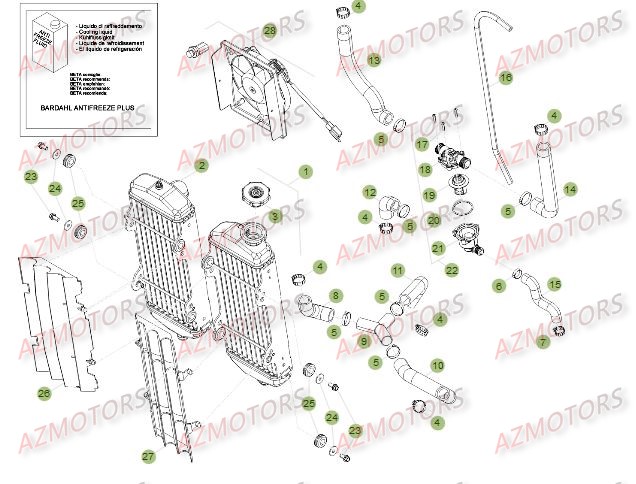 INSTALLATION DE REFROIDISSEMENT 2 pour RR-4T-12