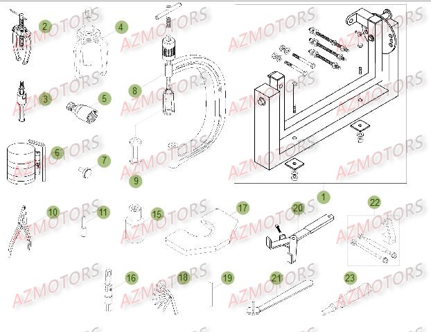 OUTILLAGE SPECIAL BETA RR 4T 12