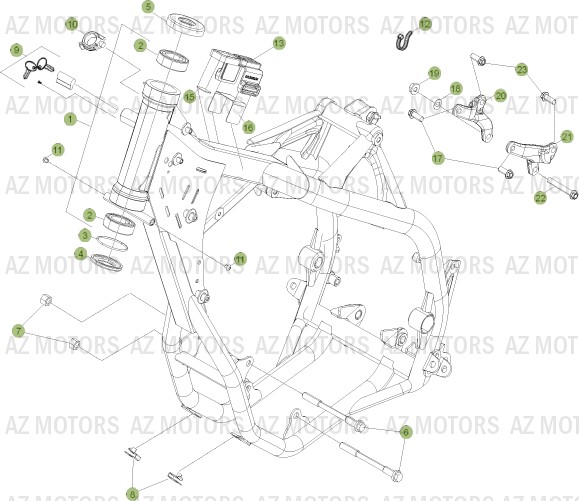 CHASSIS BETA Pièces BETA RR 4T 350 - [2013]