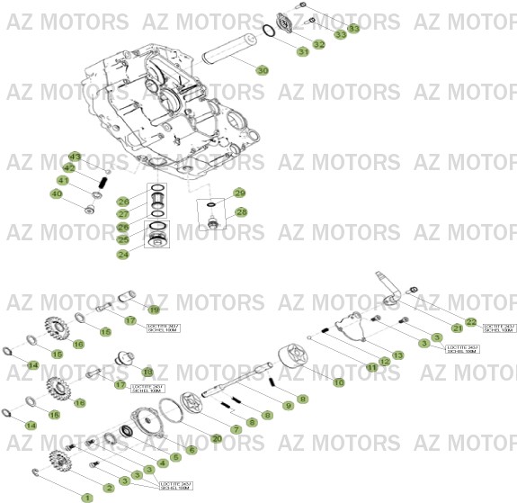 Circuit De Lubrification BETA Pièces Beta RR 4T 350 Enduro - 2013