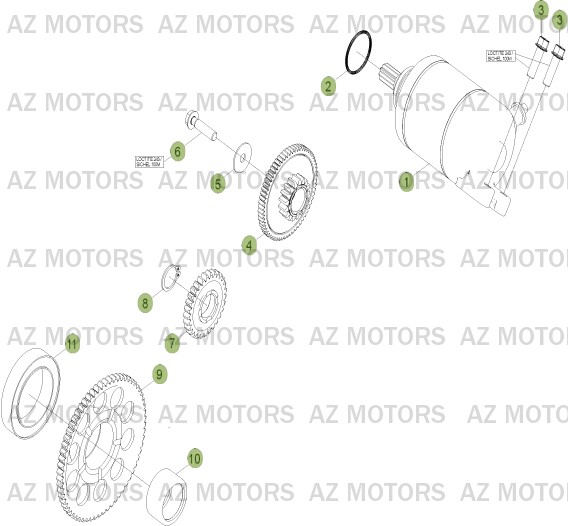 DEMARRAGE ELECTRIQUE BETA RR 4T 350 13