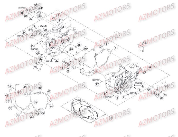 CARTER BETA Pièces BETA RR 4T 350 - [2014]