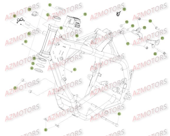 CHASSIS pour RR-4T-350-14