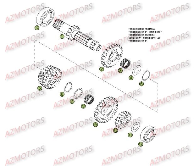 BOITE A VITESSES BETA RR 4T 400 06