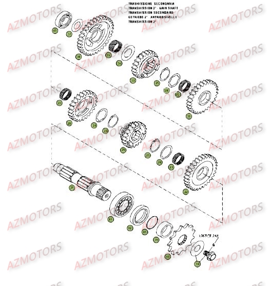Boite A Vitesses 2 BETA Pièces BETA RR 4T 400 - [2006-2005]