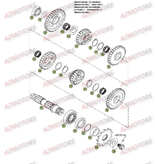 BOITE A VITESSES 2 BETA RR 4T 400 06