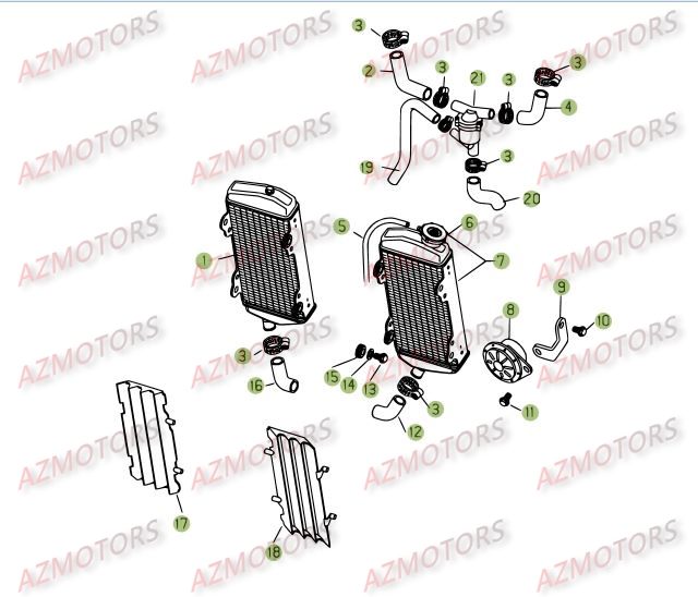 INSTALLATION DE REFROIDISSEMENT pour RR-4T-400-06