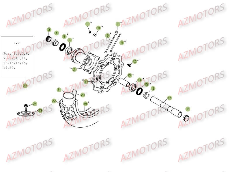 Roue Avant BETA Pièces BETA RR 4T 400 - [2006-2005]