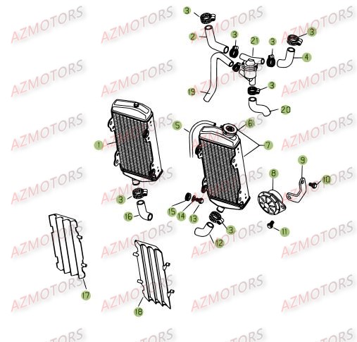 INSTALLATION DE REFROIDISSEMENT pour RR-4T-400-09