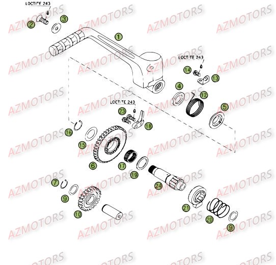 KICK   STARTER BETA RR 4T 400 09