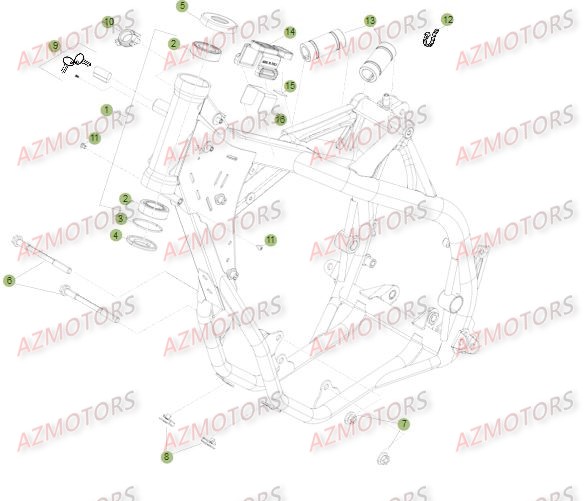 CHASSIS BETA Pièces BETA RR 4T 400CC - [2010]