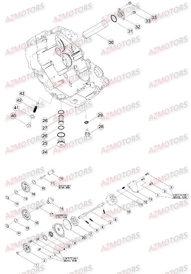 CIRCUIT DE LUBRIFICATION BETA RR 4T 400 10