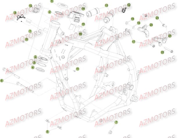 CHASSIS BETA Pièces BETA RR 4T 400 - [2012]