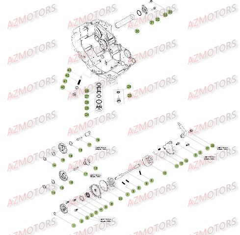 CIRCUIT DE LUBRIFICATION pour RR-4T-400-12