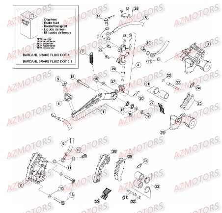 FREINS pour RR-4T-400-12