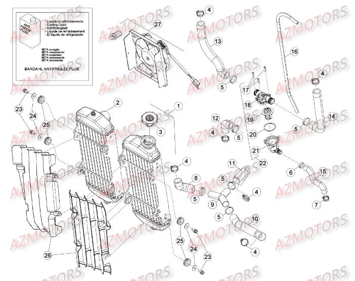 INSTALLATION DE REFROIDISSEMENT 2 BETA RR 4T 400 14