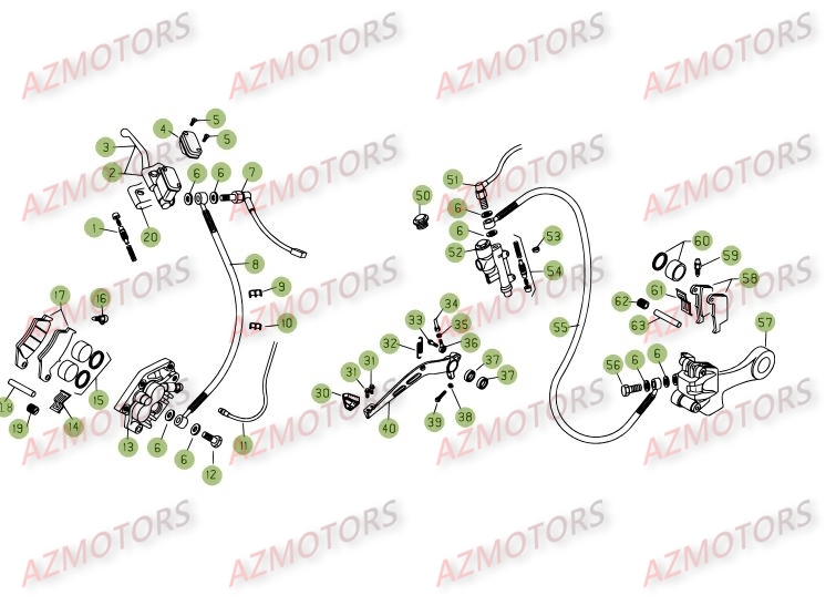 FREINS pour RR-4T-450-06