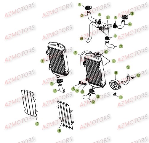 INSTALLATION DE REFROIDISSEMENT pour RR-4T-450-09