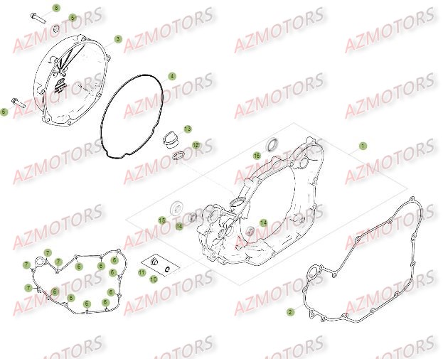 CARTER 2 pour RR-4T-450-12